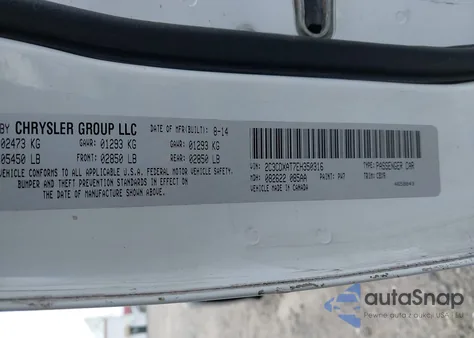 2014 Dodge Charger Police z USA, uszkodzony, nr VIN 2C3CDXAT7EH350316